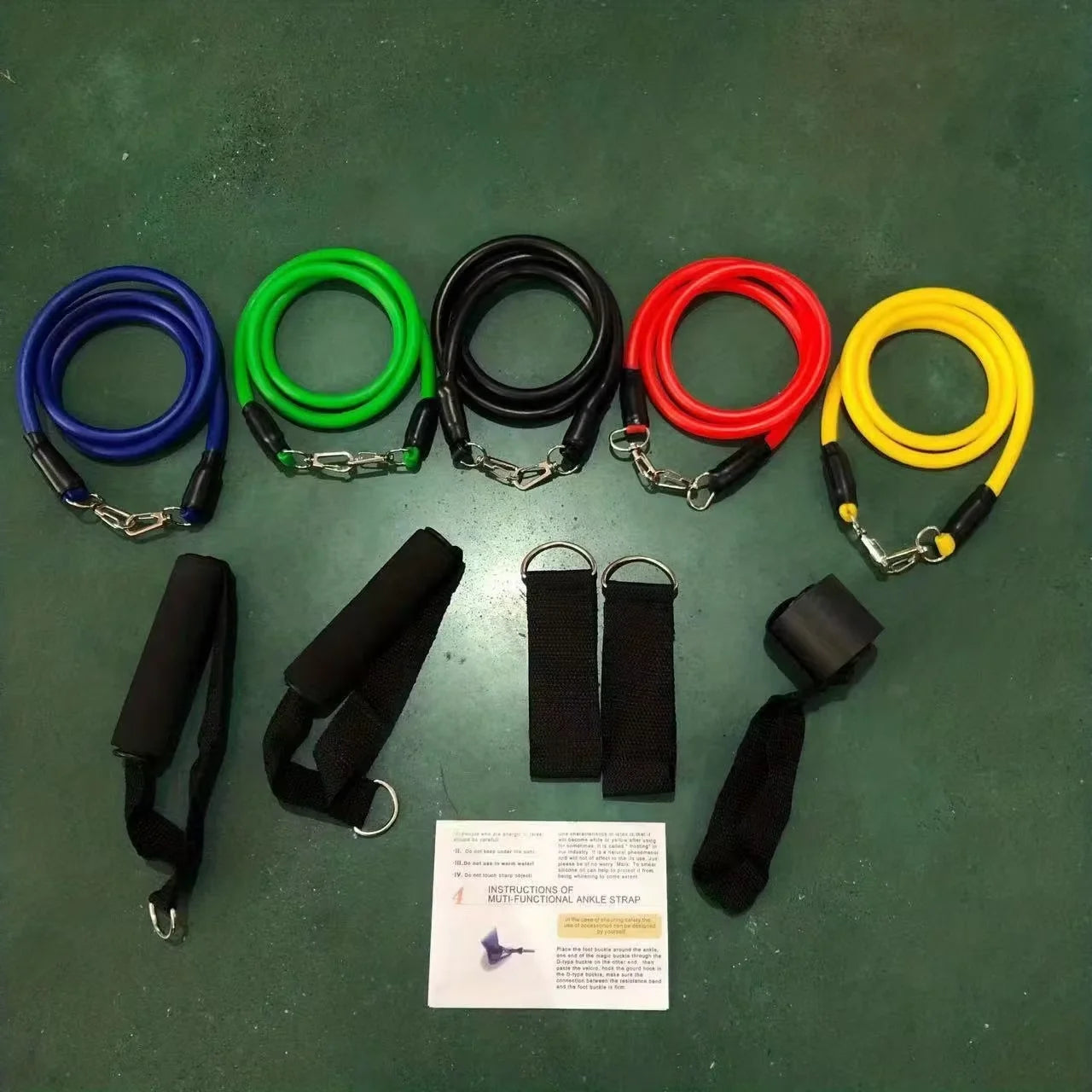 11-Piece TPE Resistance Bands Set