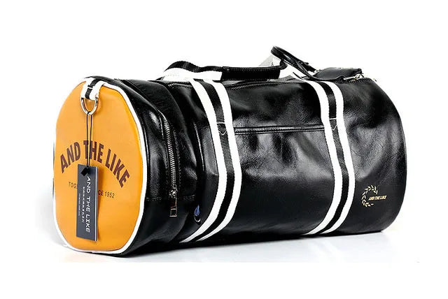 Waterproof Leather Gym Bag