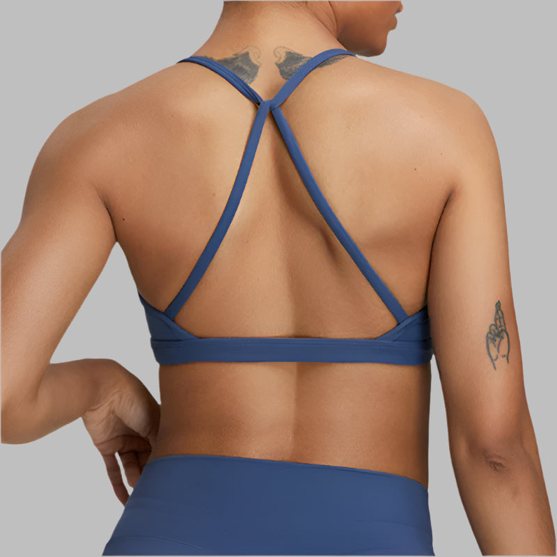 Cross-Back Gym Top for Women