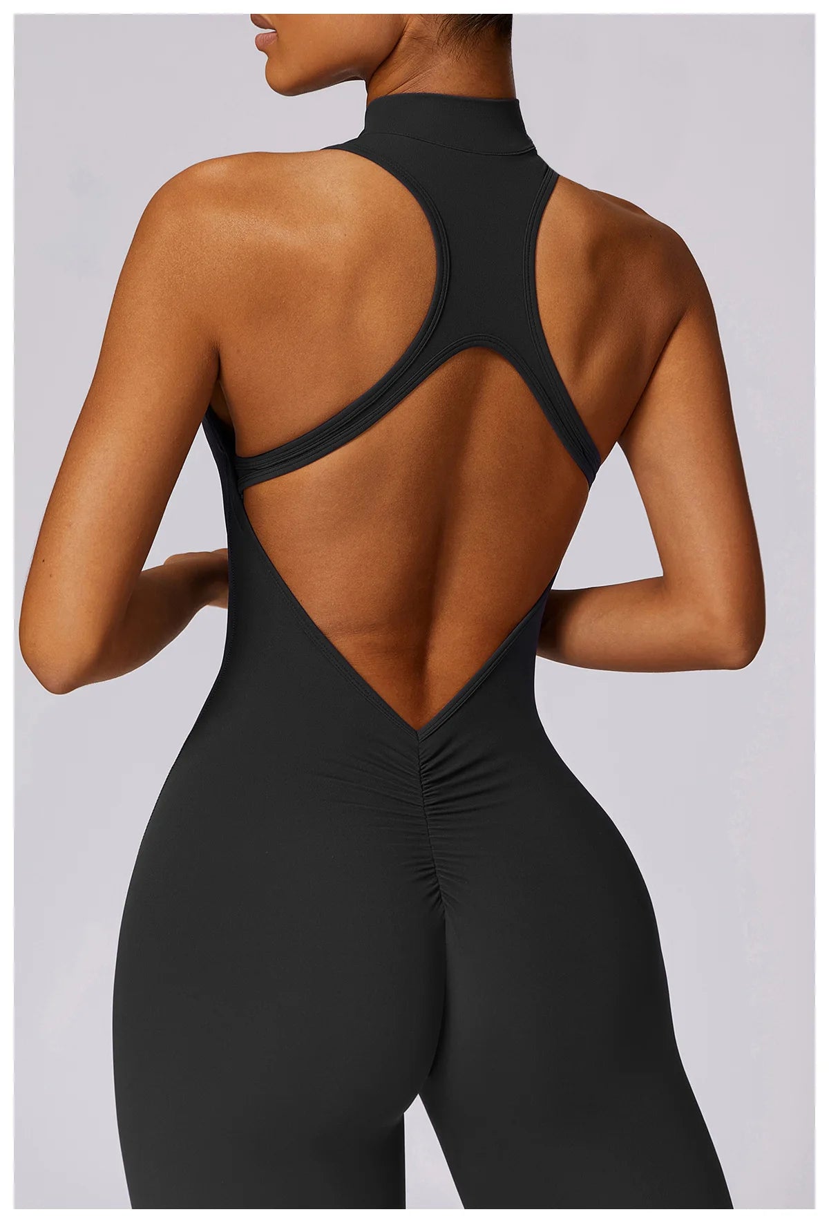 Women's V-Back Sports Jumpsuit