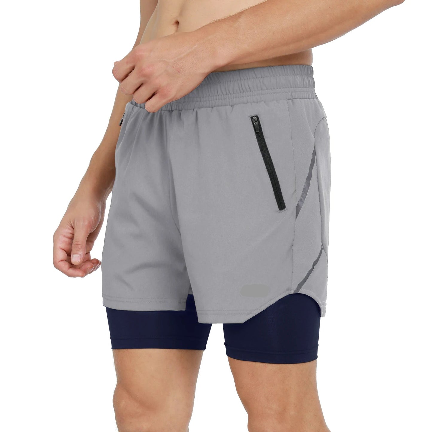 Men's 2-in-1 Running & Fitness Shorts