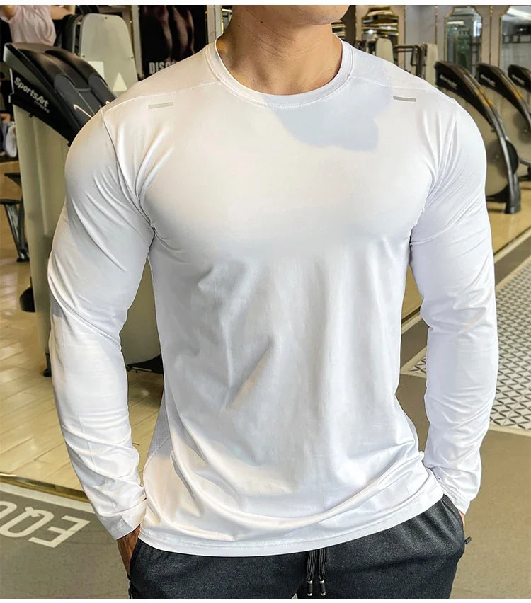 Men’s Quick-Dry Long-Sleeve Training Shirt