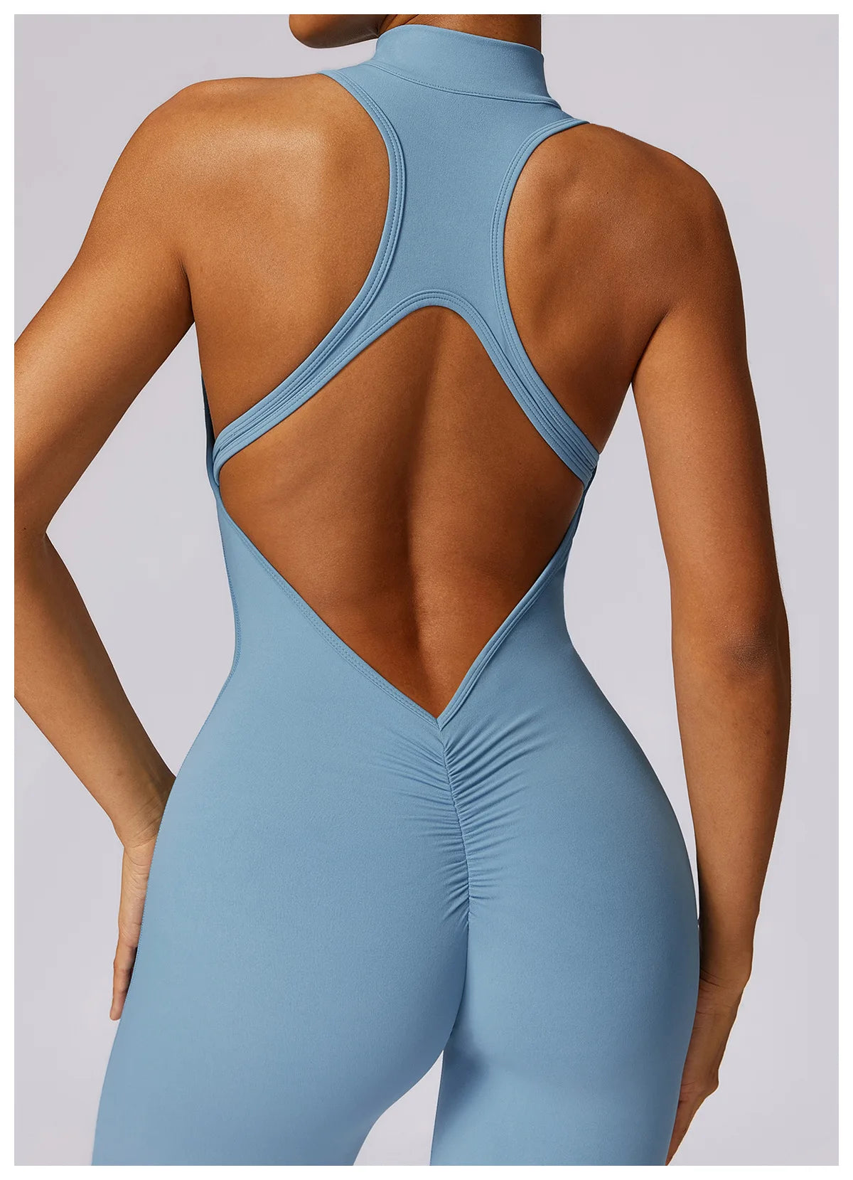 Women's V-Back Sports Jumpsuit