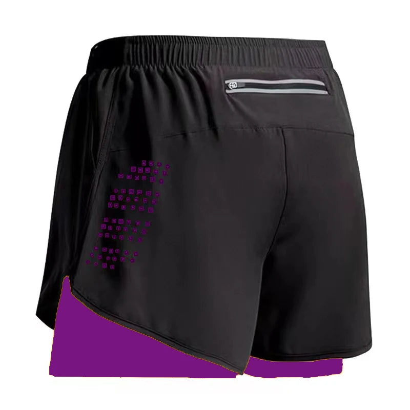 Men's 2-in-1 Quick-Dry Running Shorts