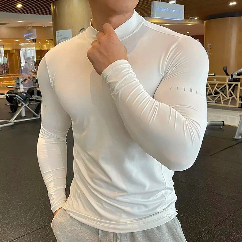 Men's Compression Long Sleeve Workout Shirt