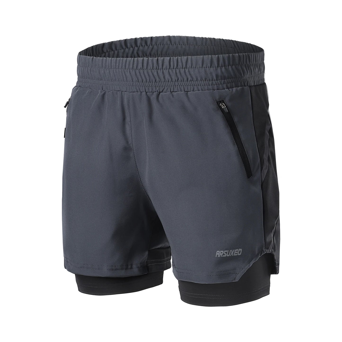 Men's 2-in-1 Running & Fitness Shorts