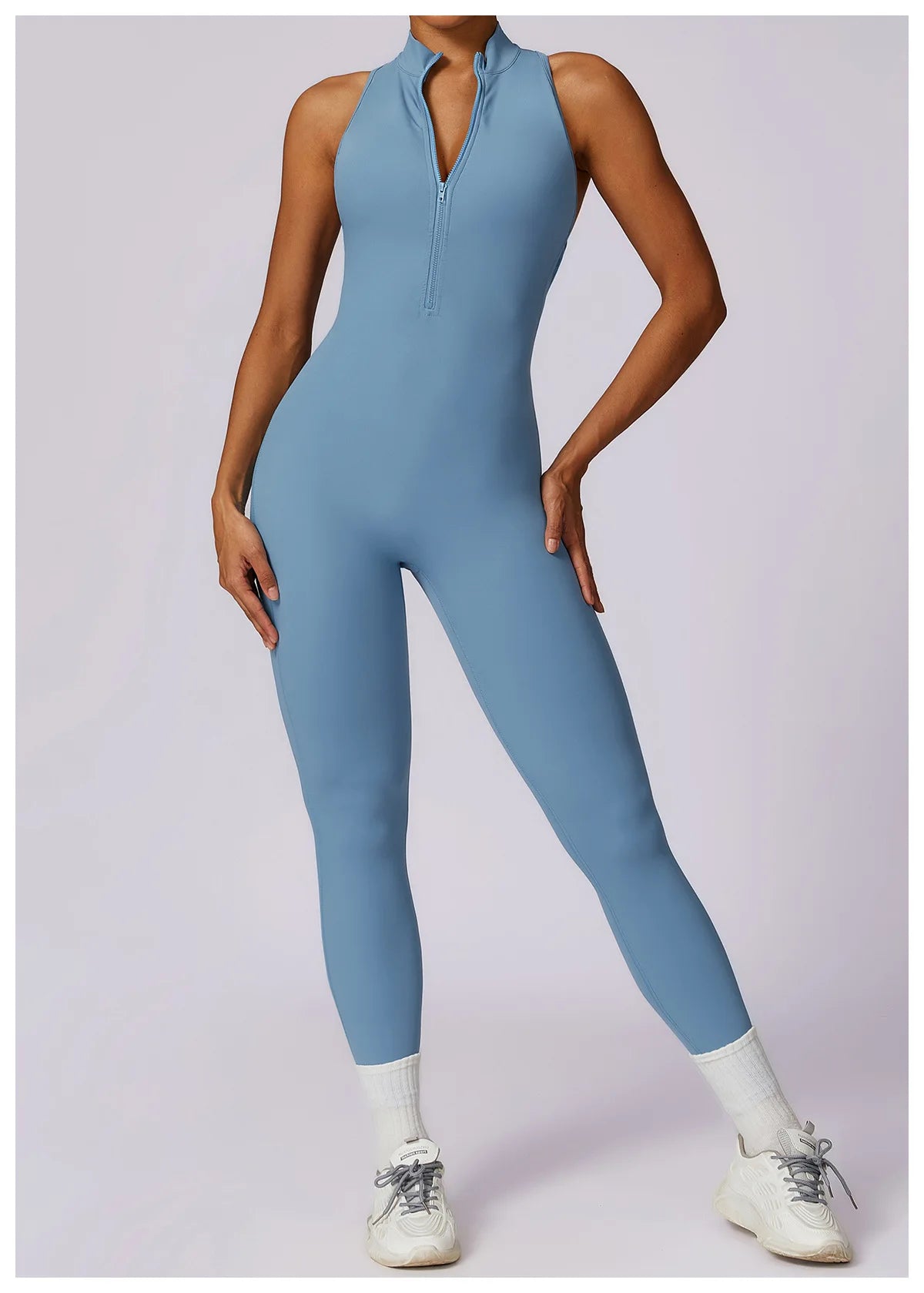 Women's V-Back Sports Jumpsuit