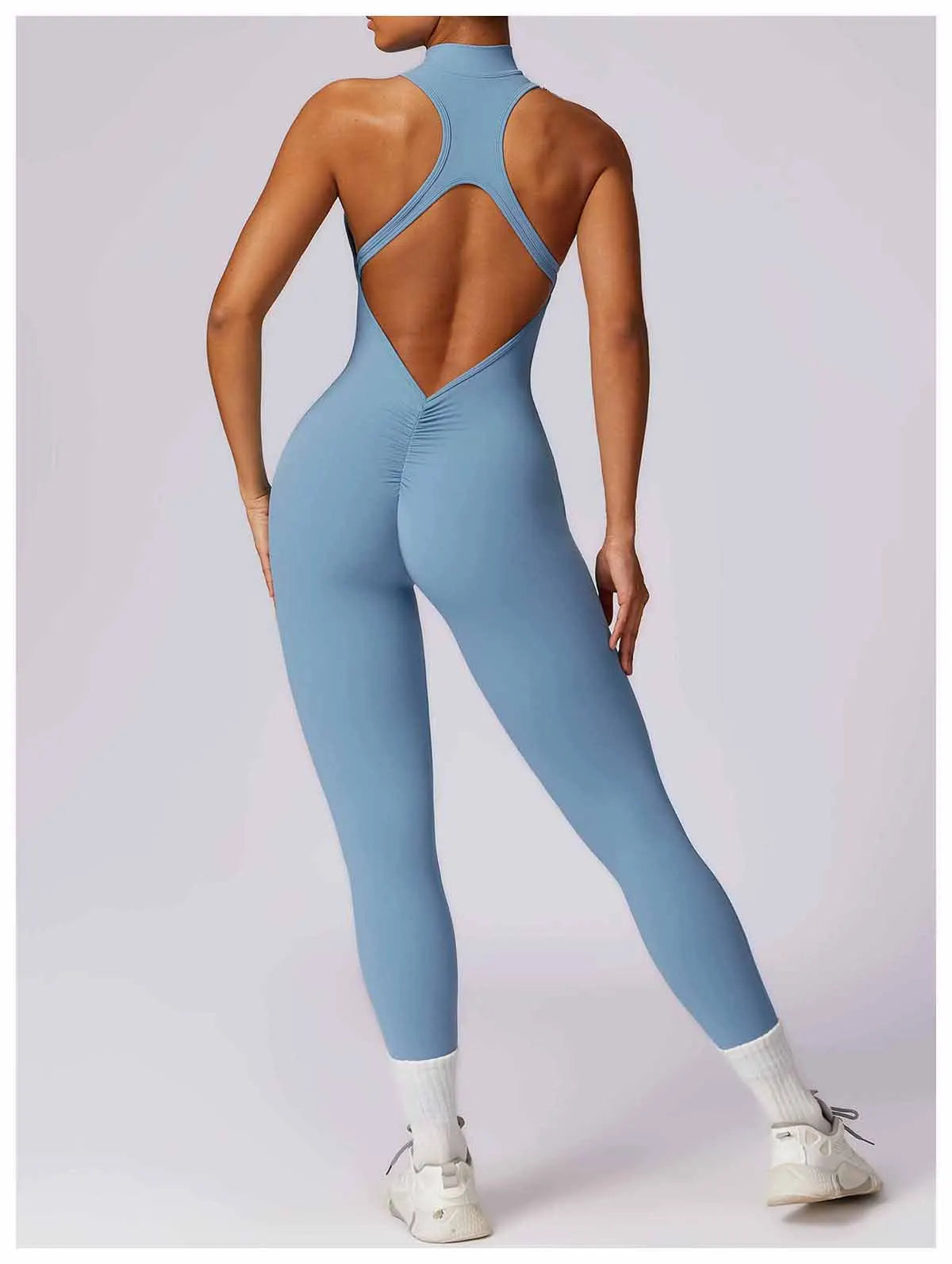 Women's V-Back Sports Jumpsuit