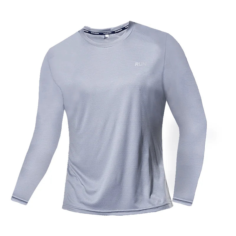 Men's Ice Silk Long Sleeve T-Shirt