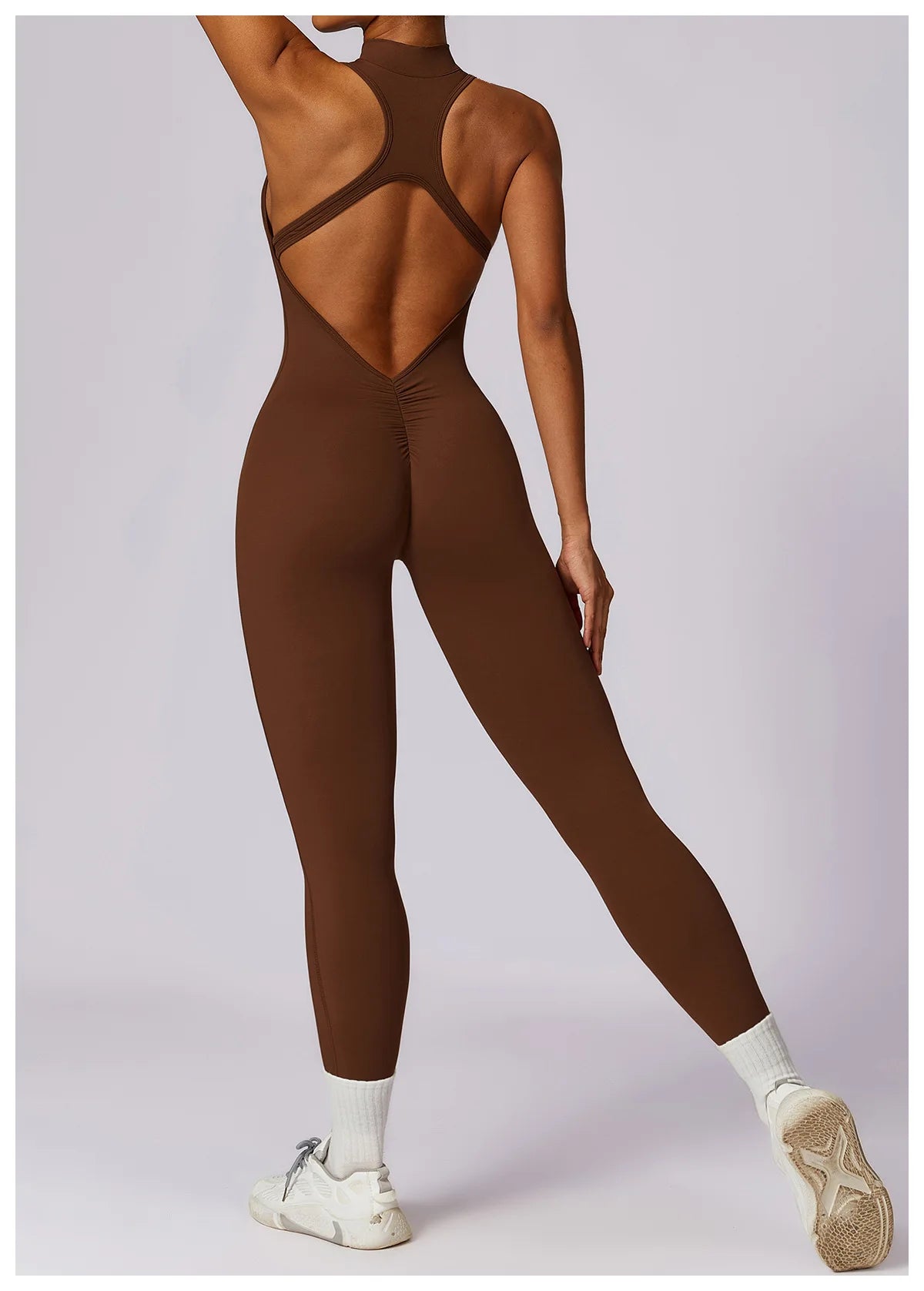 Women's V-Back Sports Jumpsuit