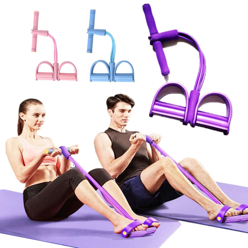 4-Tube Resistance Band Pedal Exerciser