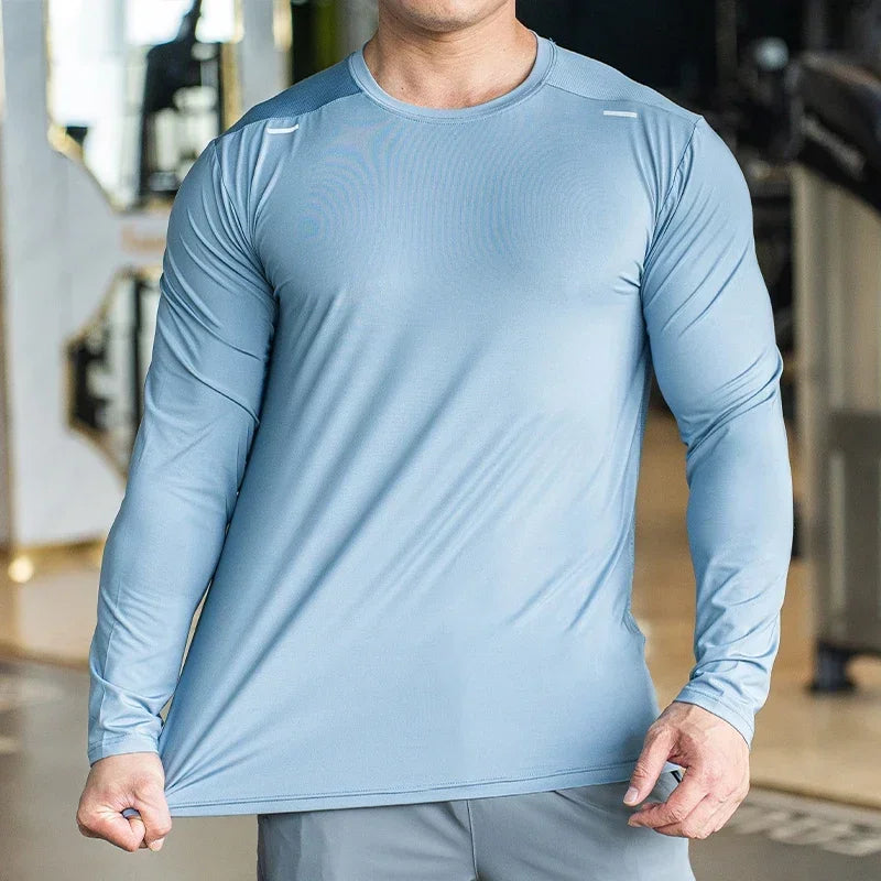 Men’s Quick-Dry Long-Sleeve Training Shirt