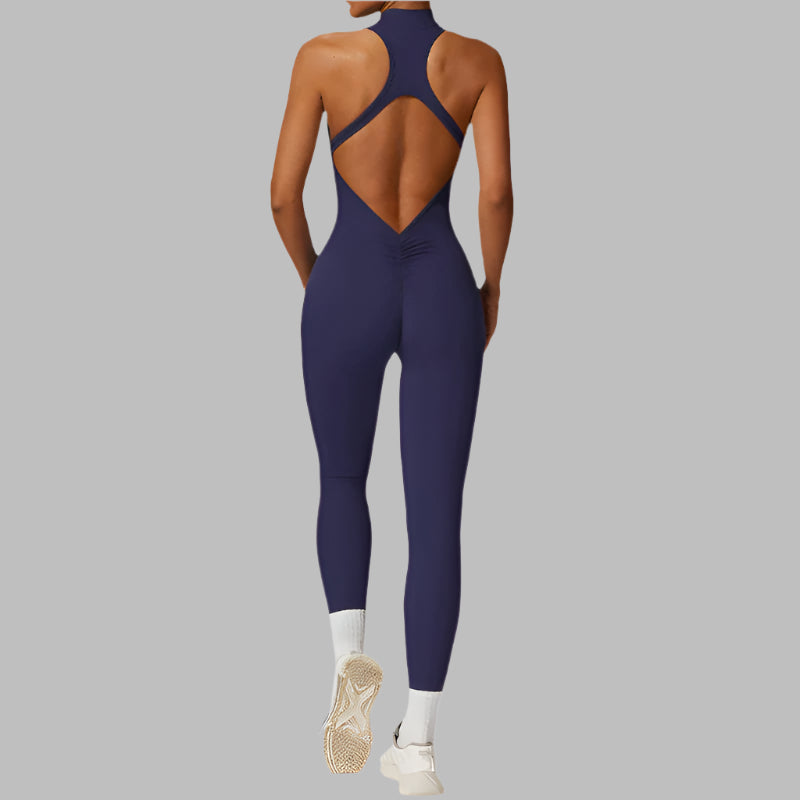 Women's V-Back Sports Jumpsuit