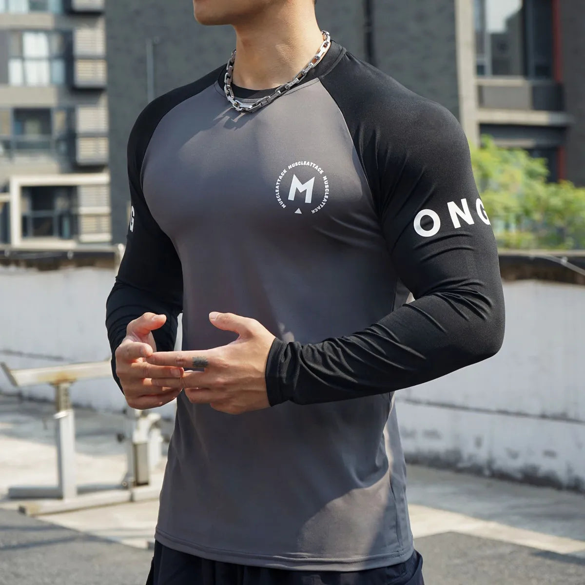 Men’s Spring Autumn Running T-Shirt