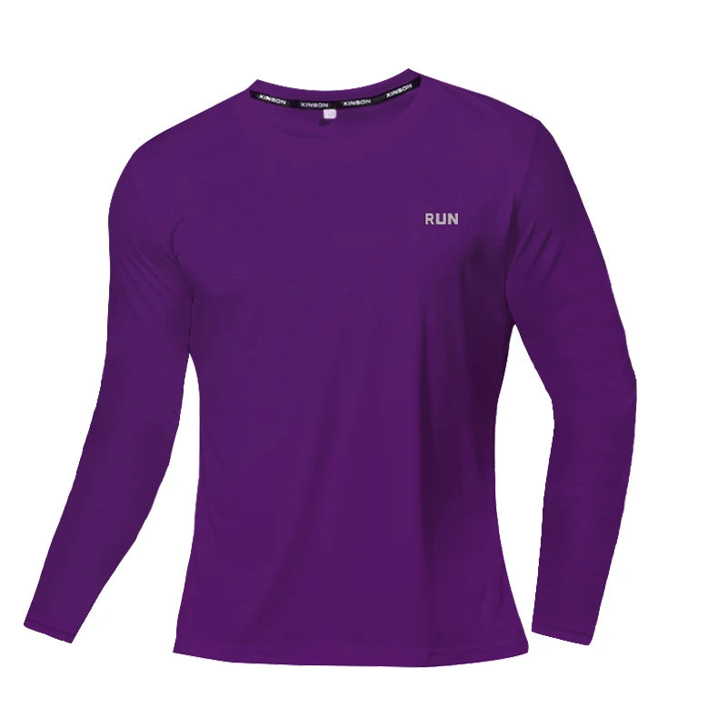 Men's Ice Silk Long Sleeve T-Shirt