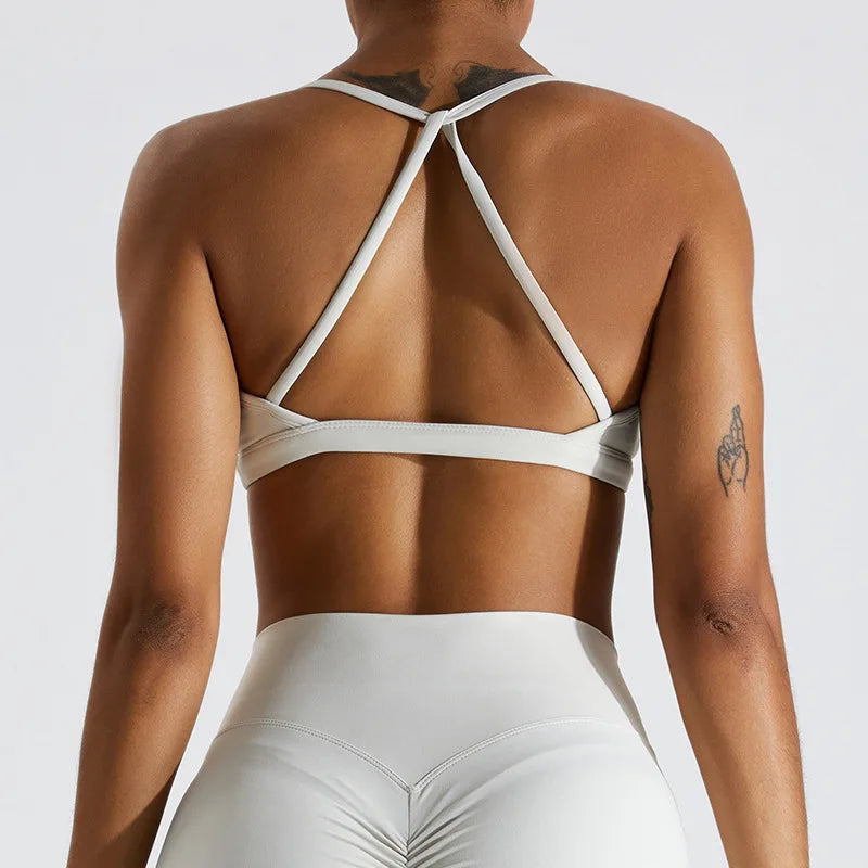 Cross-Back Gym Top for Women