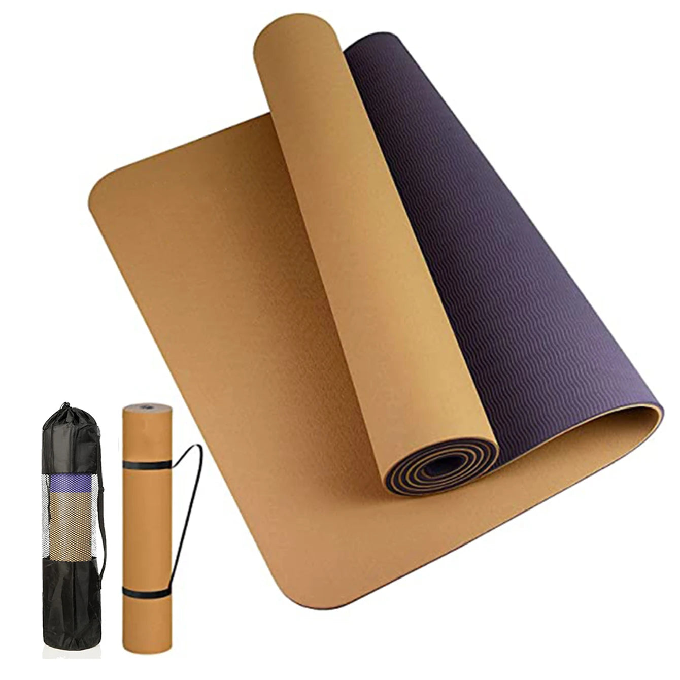 Thick Two-Color Non-Slip Yoga Mat