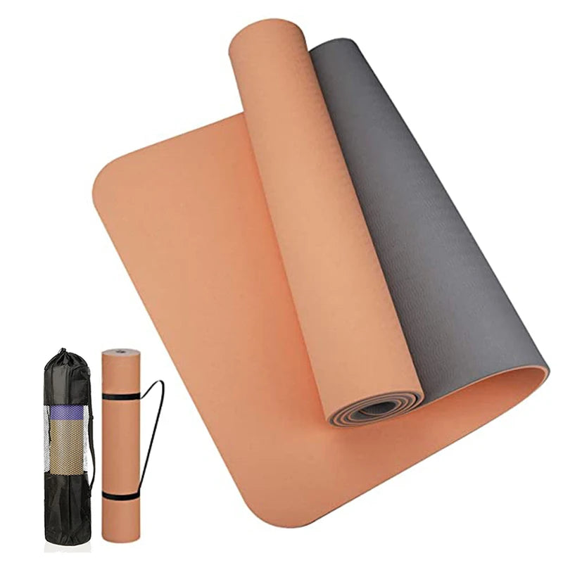 Thick Two-Color Non-Slip Yoga Mat