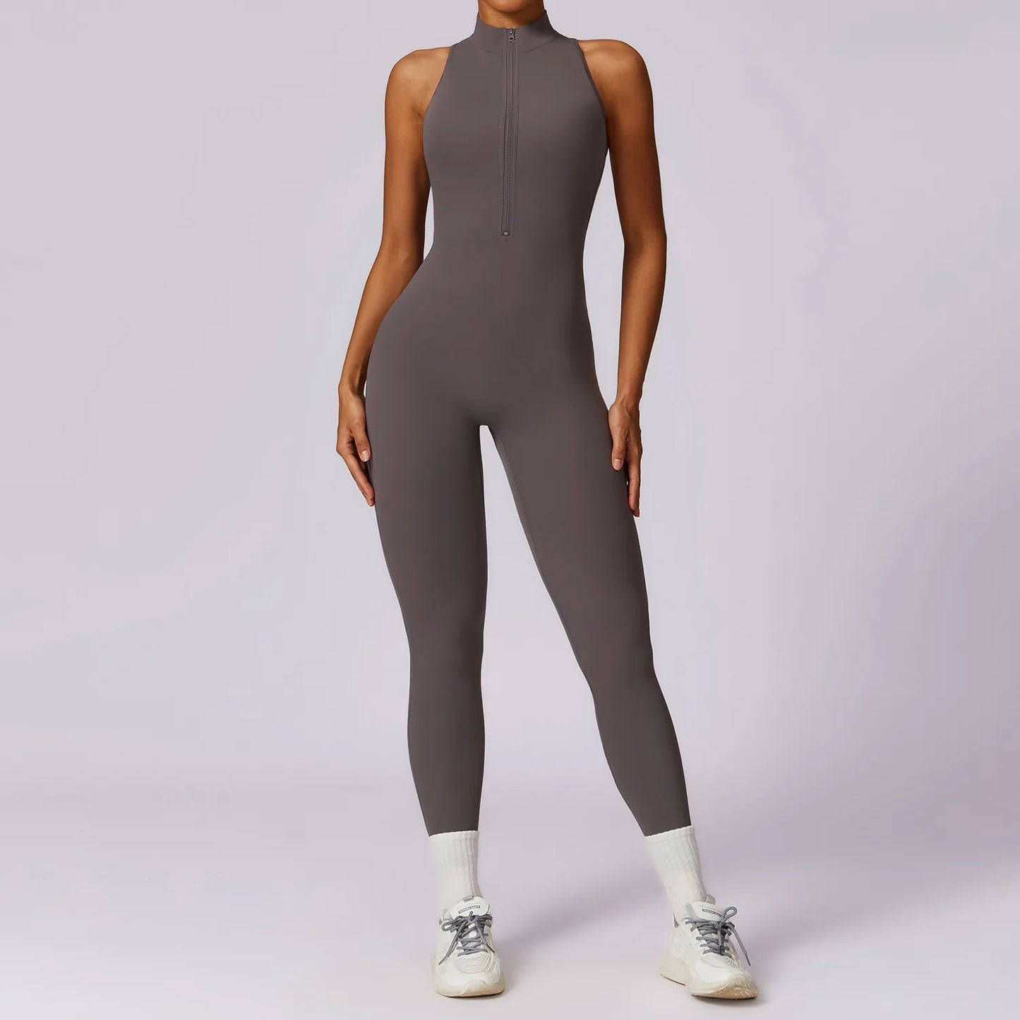 Women's V-Back Sports Jumpsuit