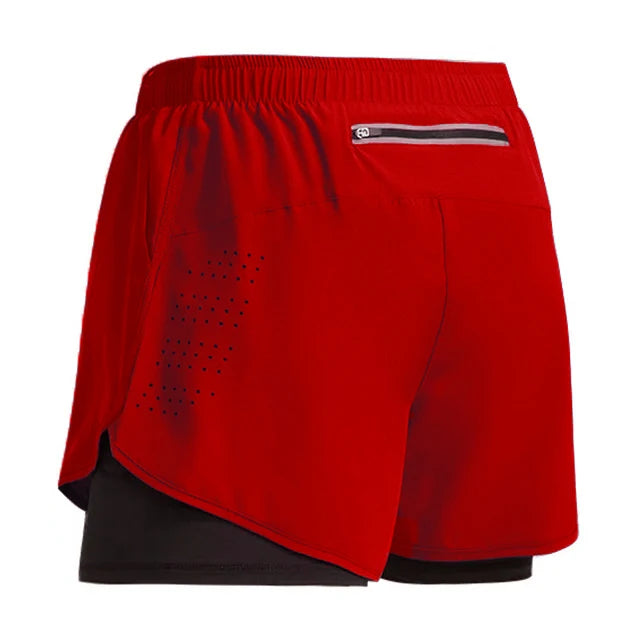 Men's 2-in-1 Quick-Dry Running Shorts