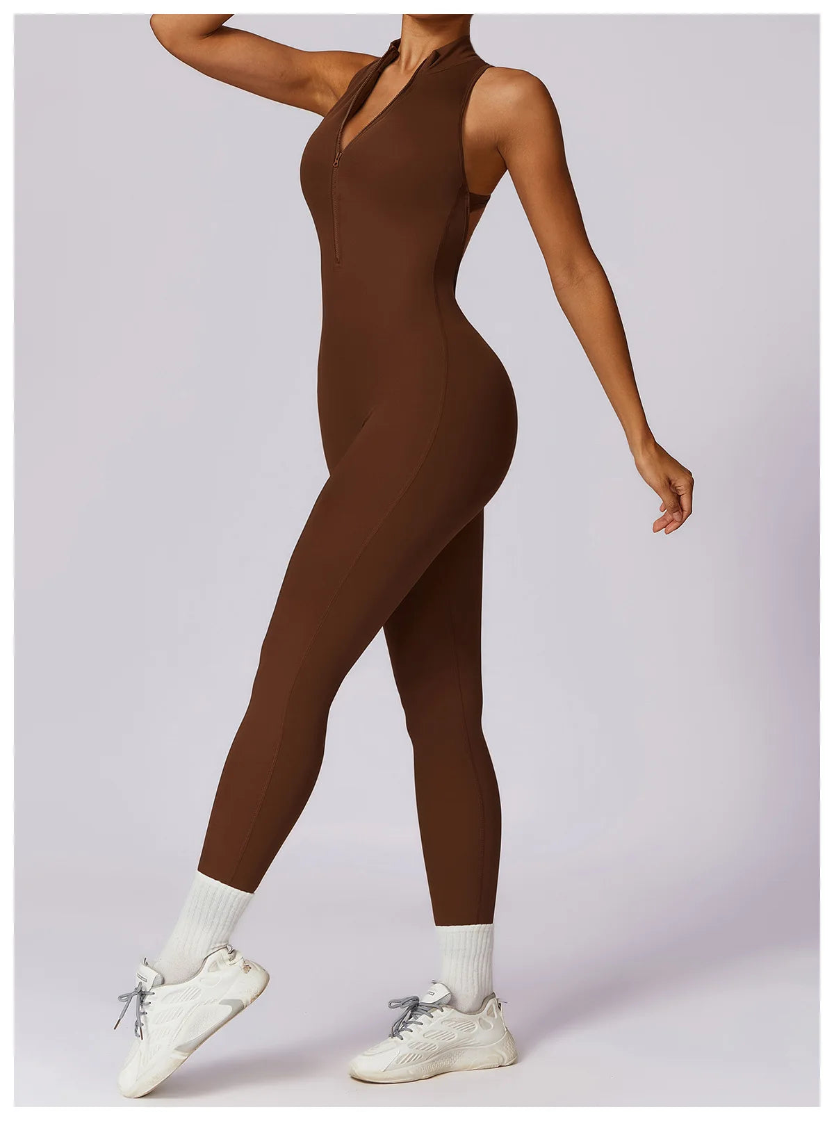 Women's V-Back Sports Jumpsuit