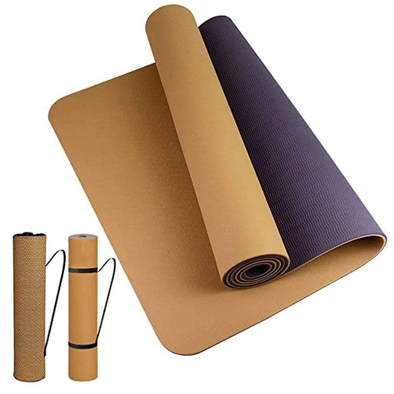 Thick Two-Color Non-Slip Yoga Mat