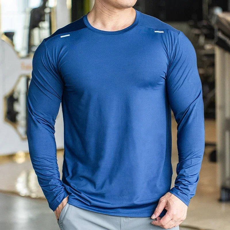 Men’s Quick-Dry Long-Sleeve Training Shirt