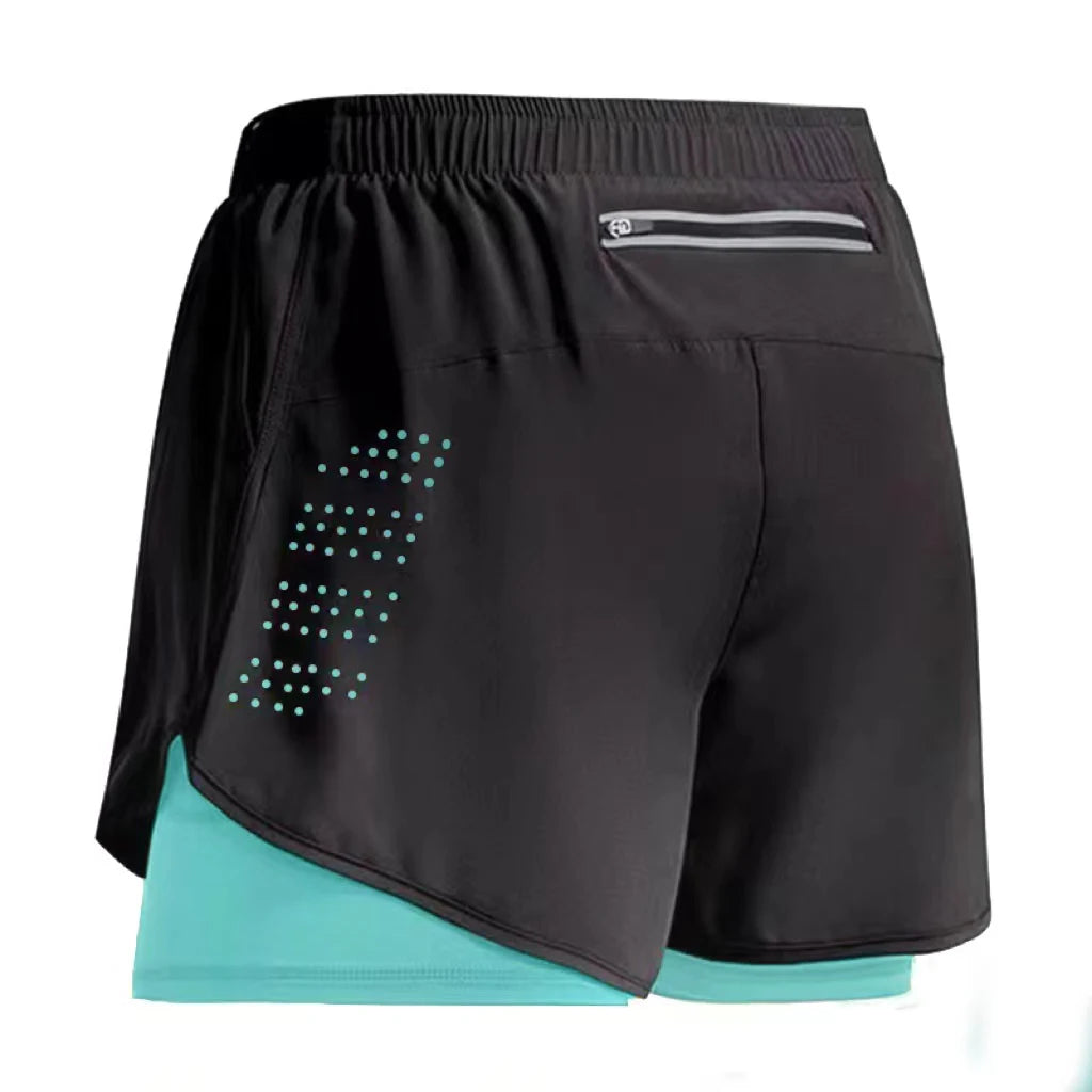 Men's 2-in-1 Quick-Dry Running Shorts