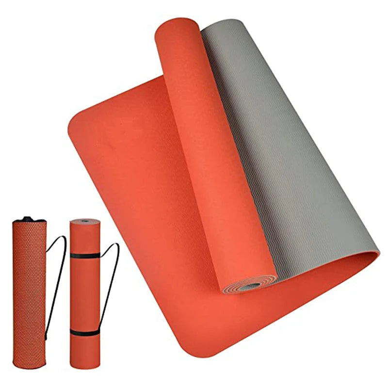 Thick Two-Color Non-Slip Yoga Mat