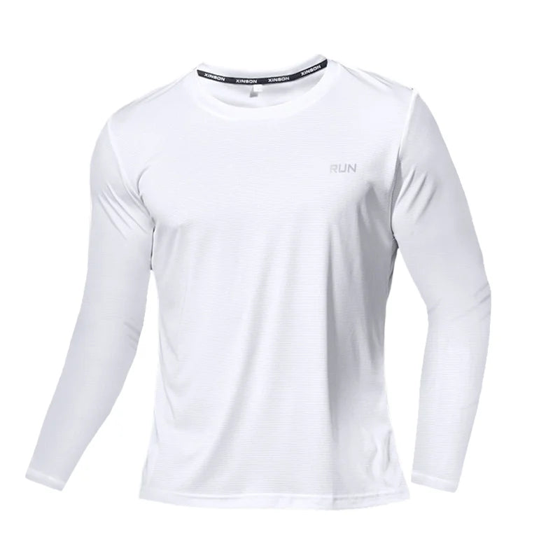 Men's Ice Silk Long Sleeve T-Shirt