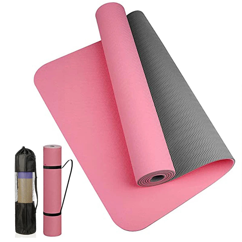 Thick Two-Color Non-Slip Yoga Mat