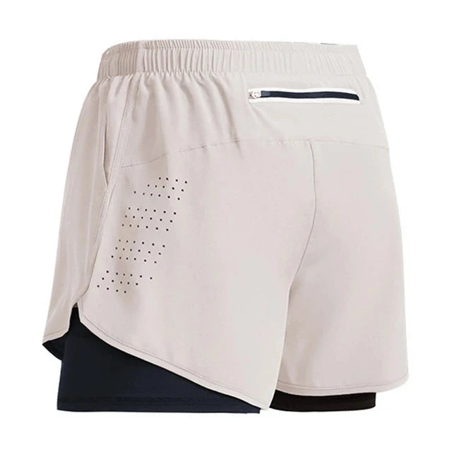 Men's 2-in-1 Quick-Dry Running Shorts