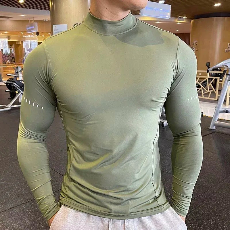 Men's Compression Long Sleeve Workout Shirt