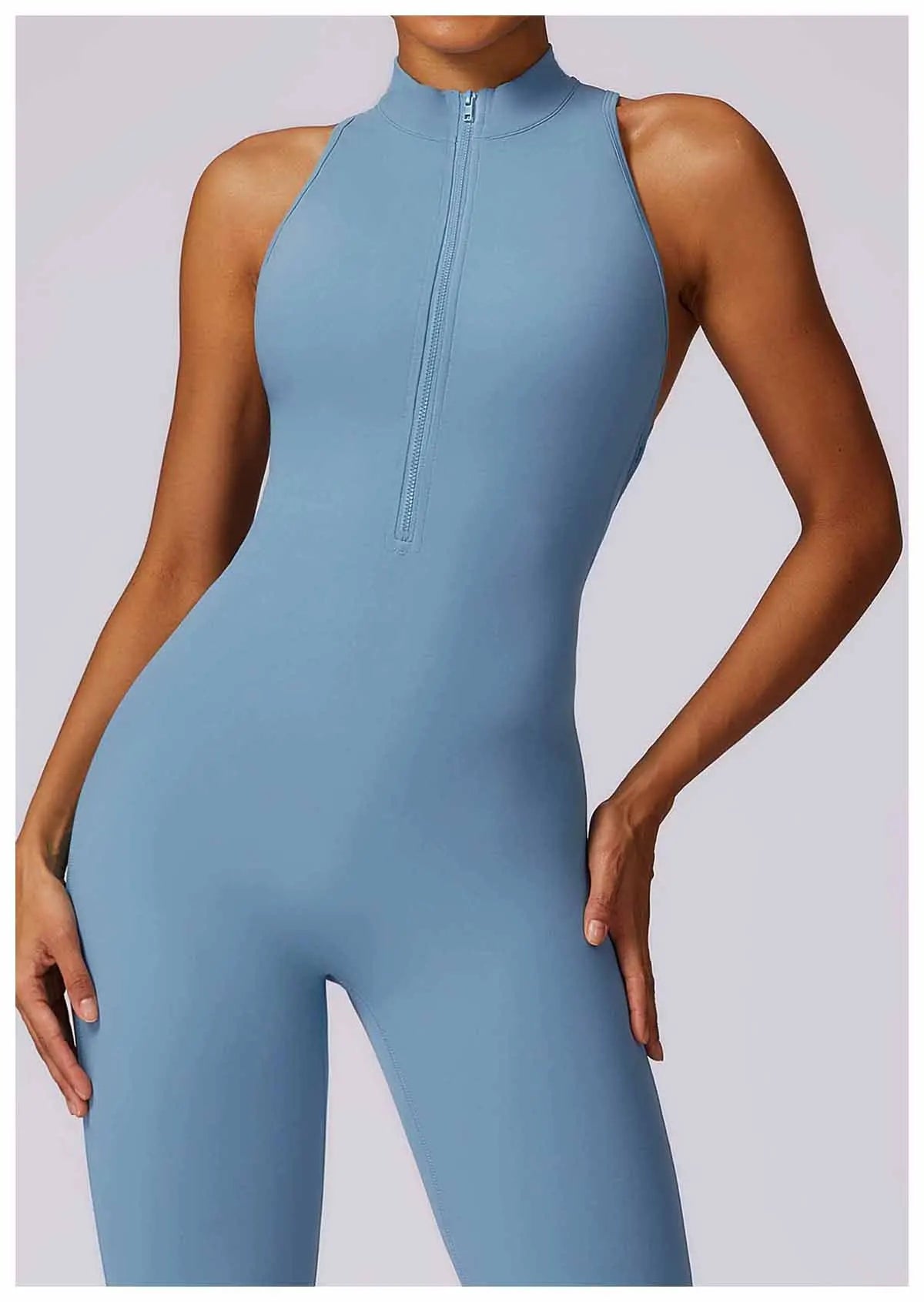 Women's V-Back Sports Jumpsuit