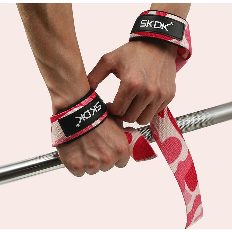 Anti-Slip Silicone Weightlifting Straps