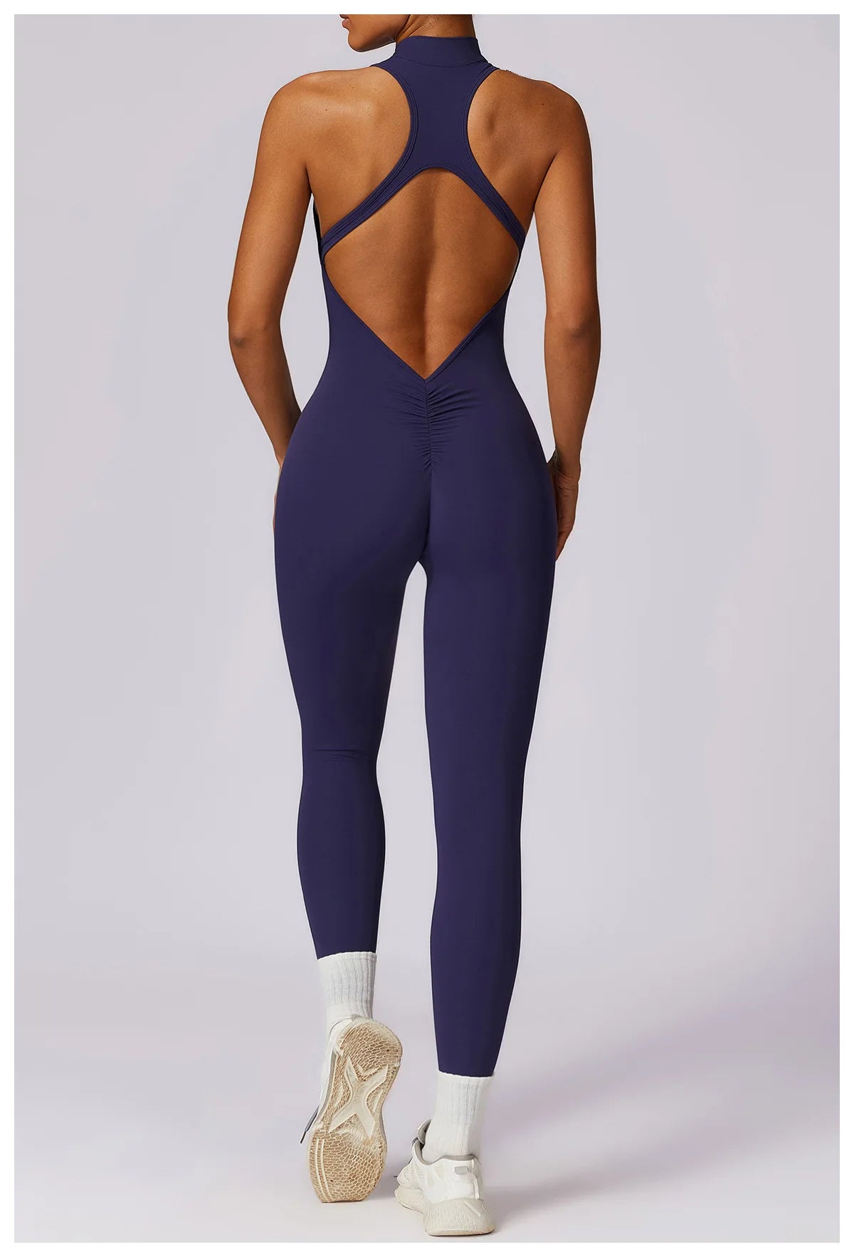 Women's V-Back Sports Jumpsuit