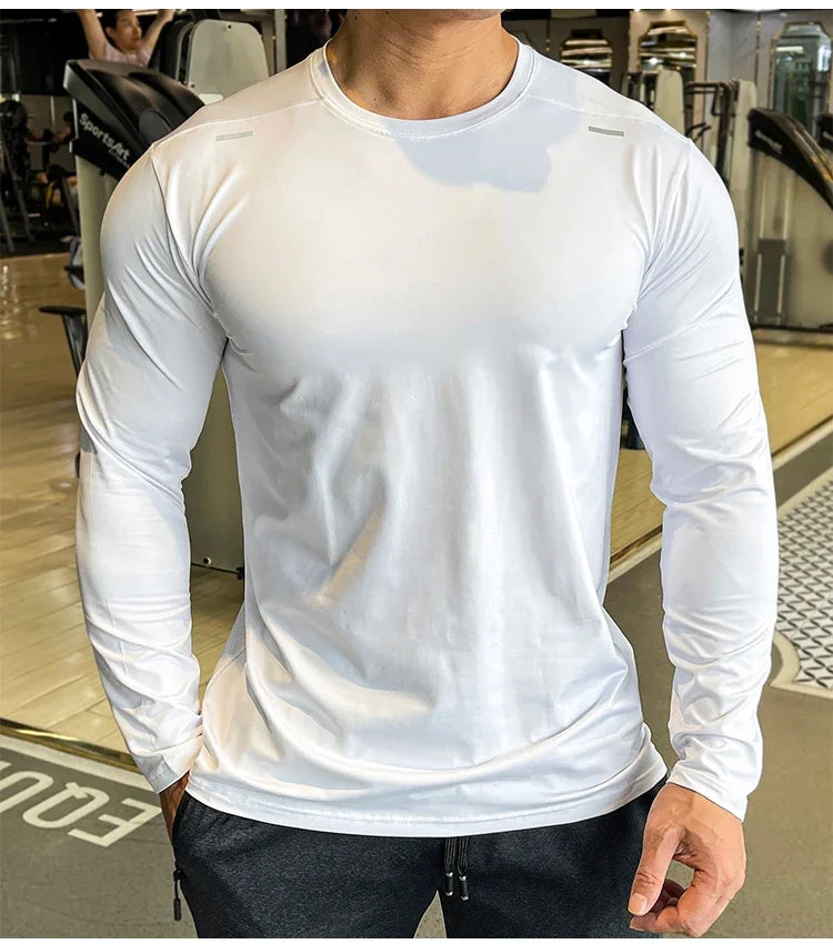 Men’s Quick-Dry Long-Sleeve Training Shirt