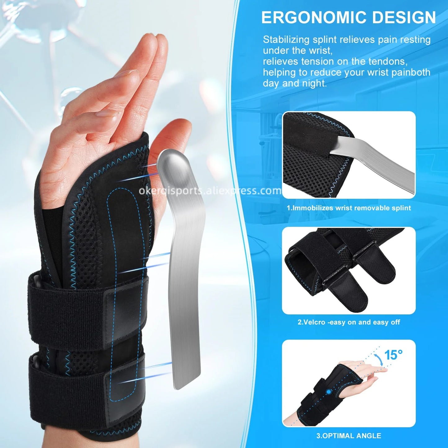 Adjustable Wrist Support Brace