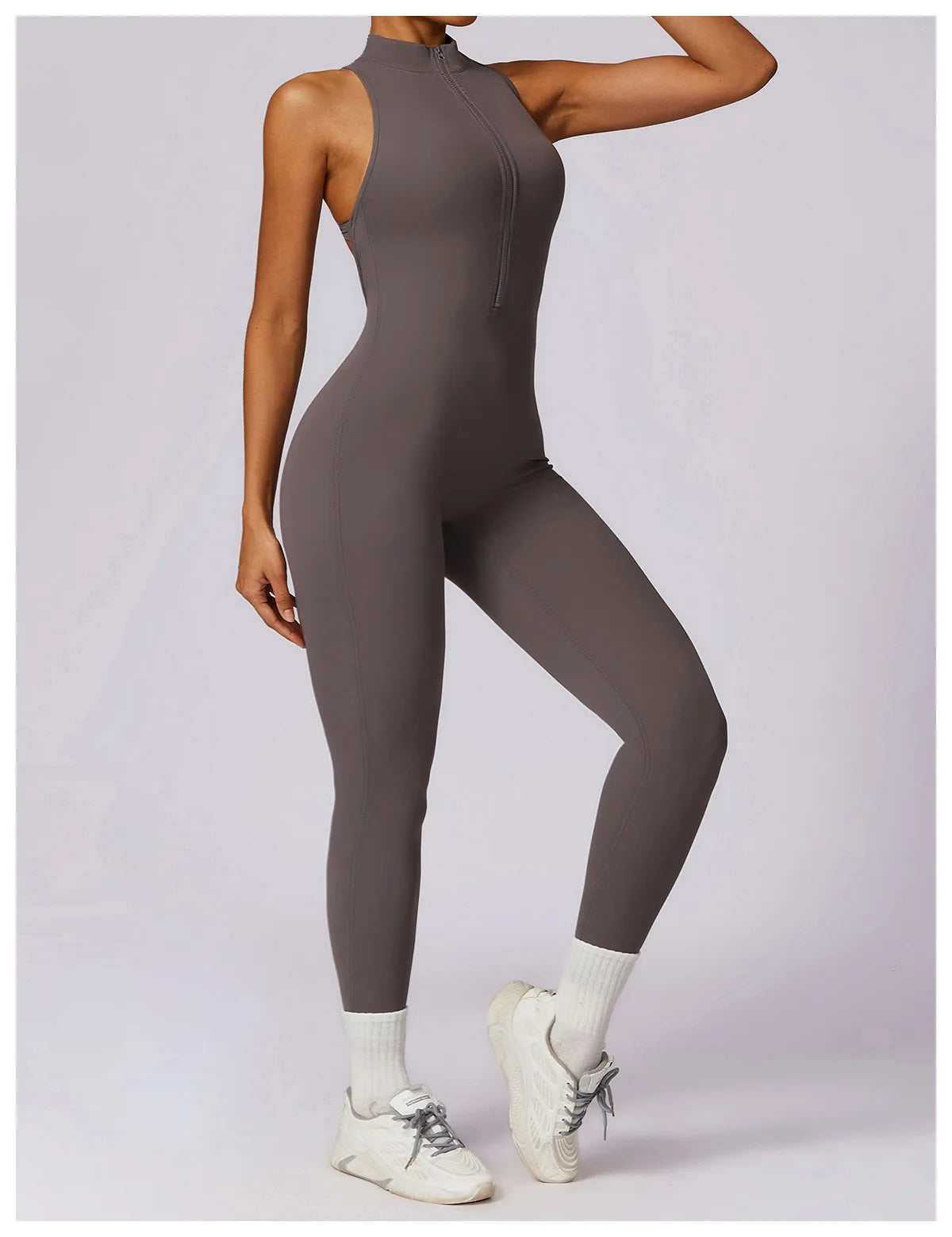 Women's V-Back Sports Jumpsuit