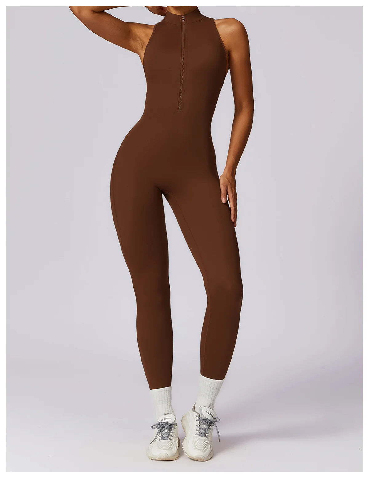 Women's V-Back Sports Jumpsuit