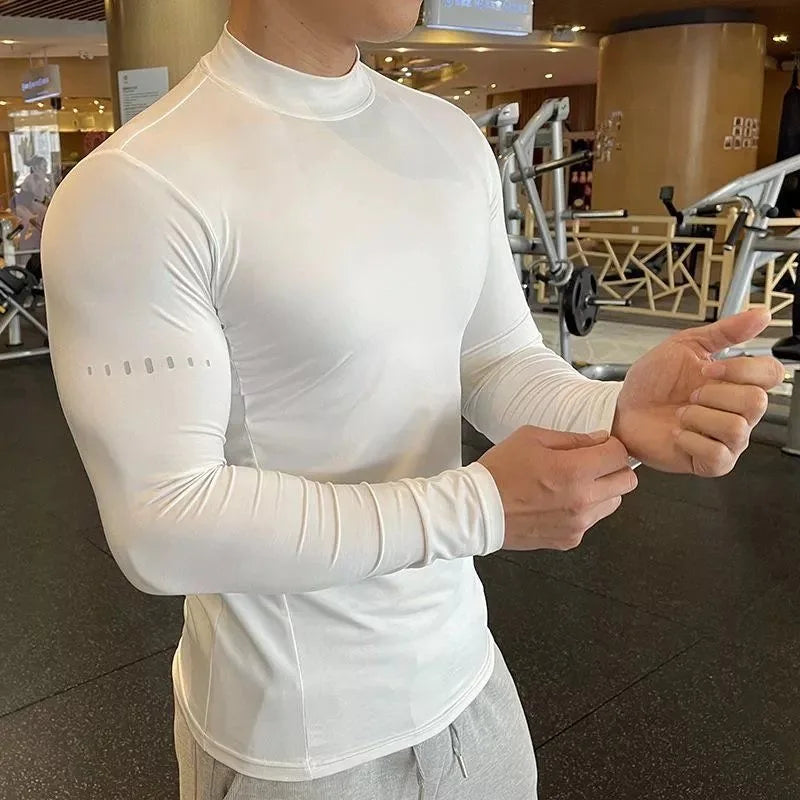 Men's Compression Long Sleeve Workout Shirt