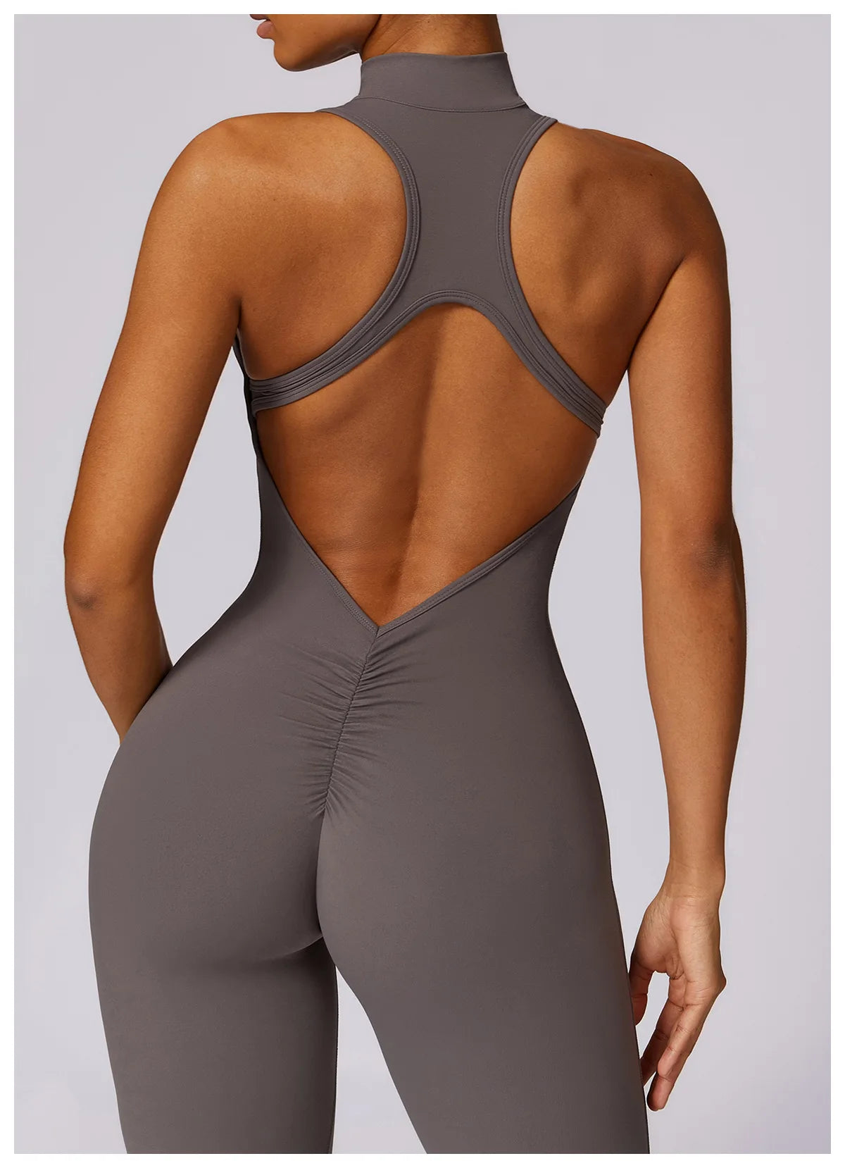 Women's V-Back Sports Jumpsuit