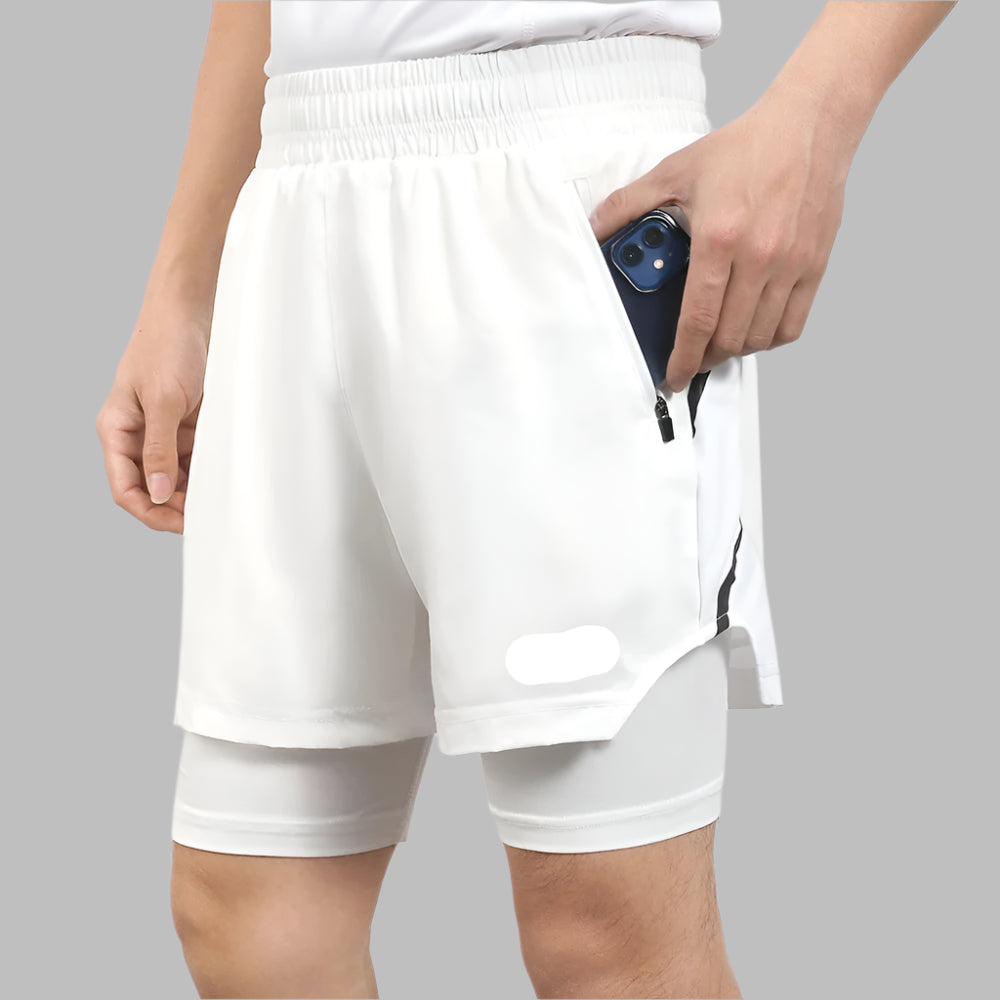 Men's 2-in-1 Running & Fitness Shorts