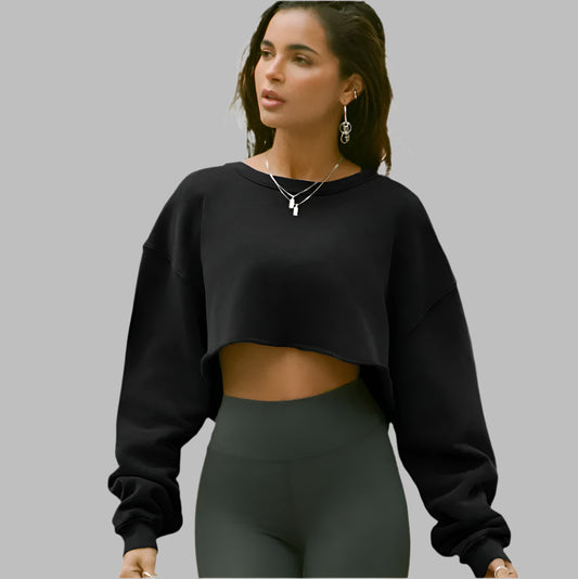 Women's Sexy Crop Hoodie Jacket