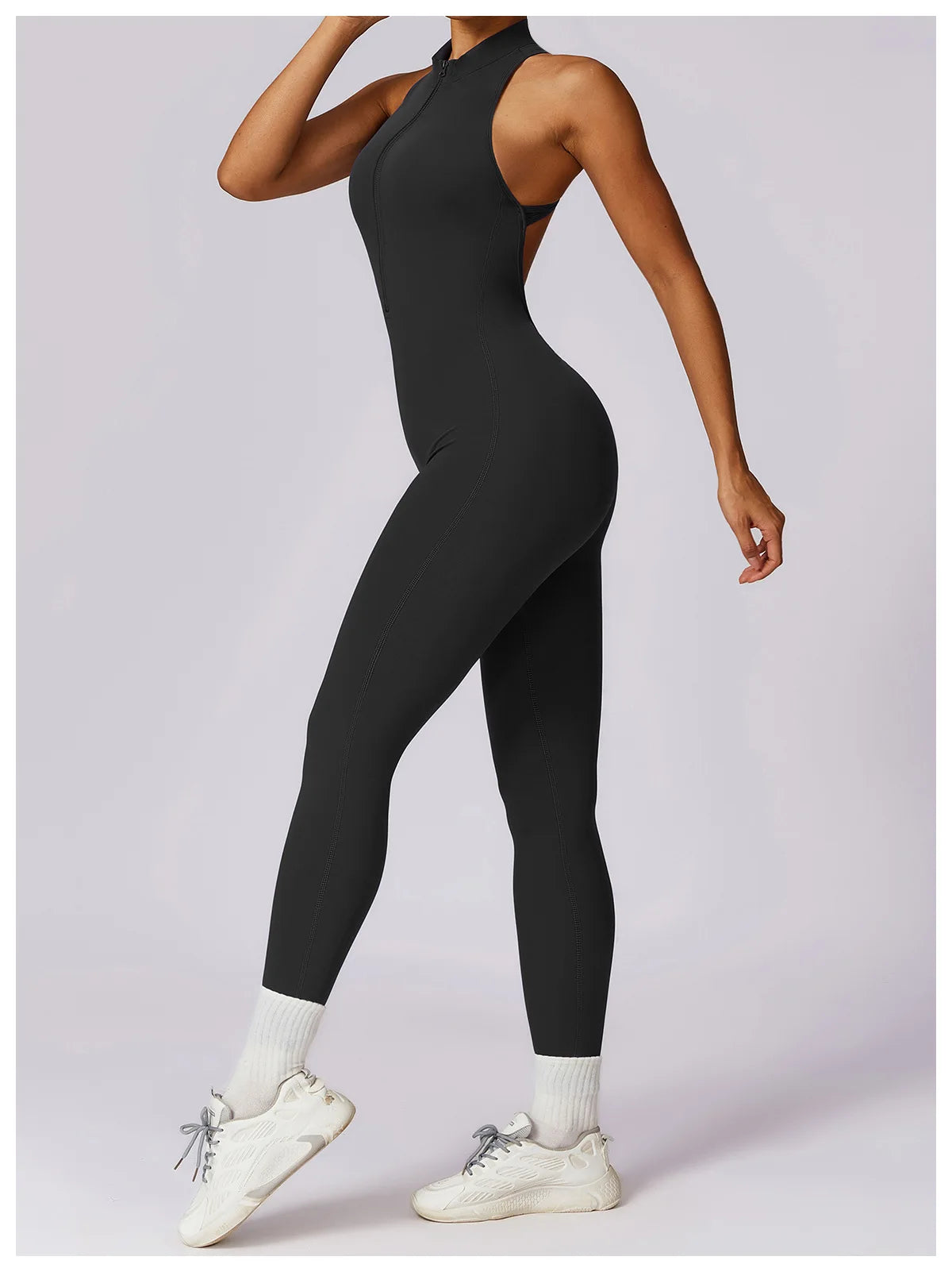 Women's V-Back Sports Jumpsuit