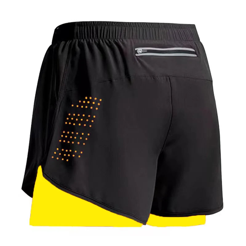 Men's 2-in-1 Quick-Dry Running Shorts