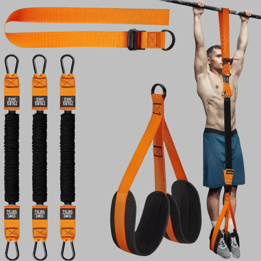 Pull-Up Assistance Band with Auxiliary Trainer