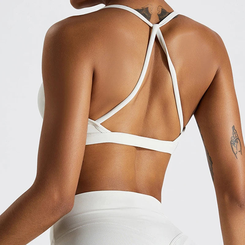 Cross-Back Gym Top for Women