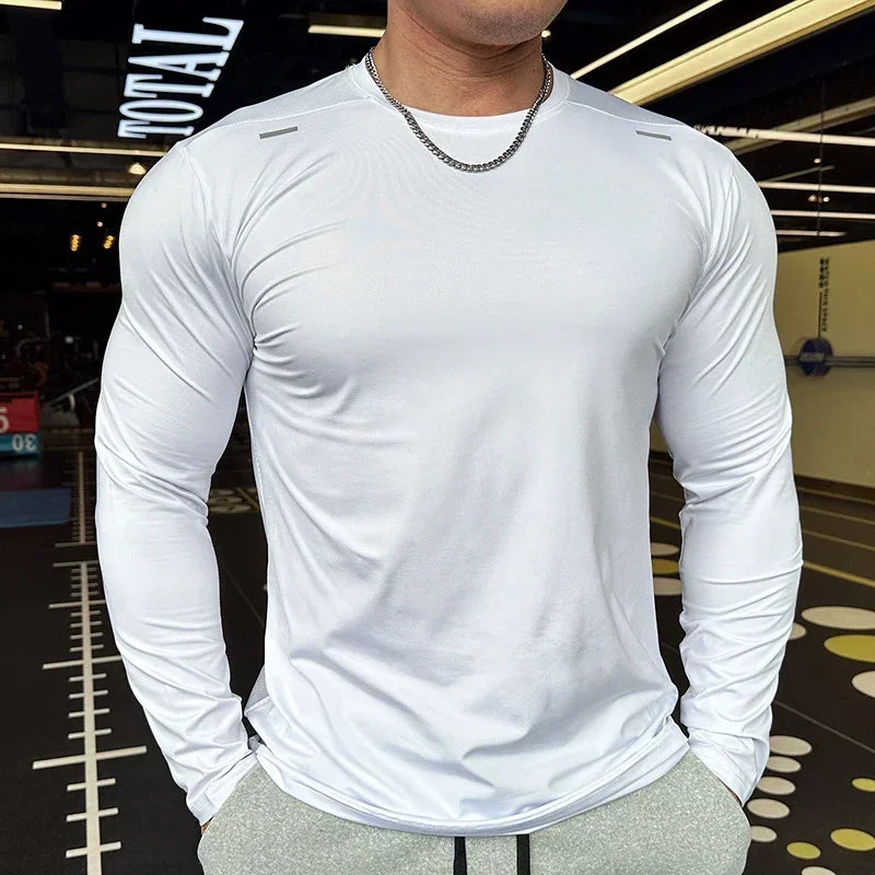 Men’s Quick-Dry Long-Sleeve Training Shirt