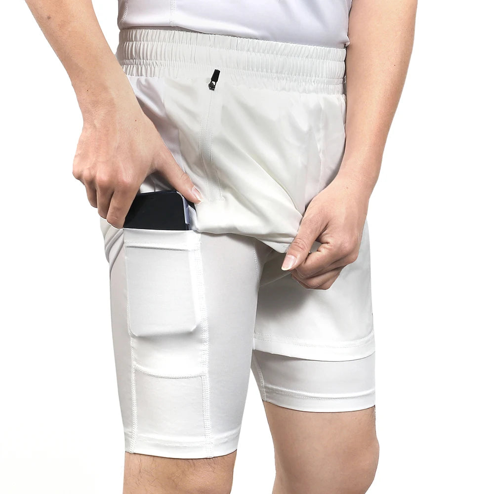 Men's 2-in-1 Running & Fitness Shorts